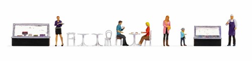 Noch personnages au café - -, 6