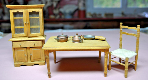 Ensemble meubles miniatures - ensemble,