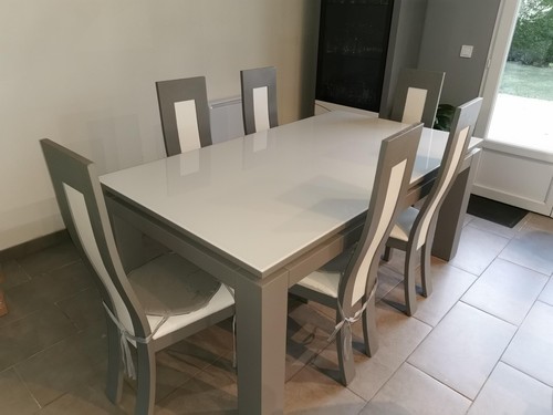 Table salle manger avec - table, à